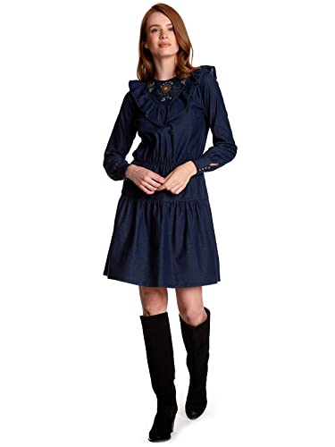Vive Maria Nevada Denim Damen Kleid blau, Größe:XL von Vive Maria