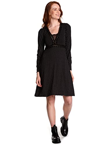 Vive Maria Paris Afternoon Damen A-Linien-Kleid schwarz Allover, Größe:S von Vive Maria