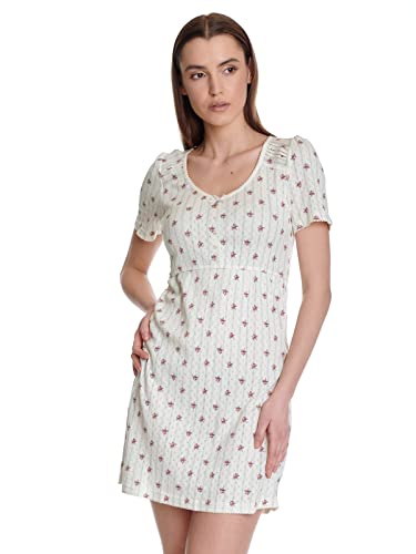 Vive Maria Petite Fleur Damen Nachthemd Creme/Allover, Größe:XL von Vive Maria