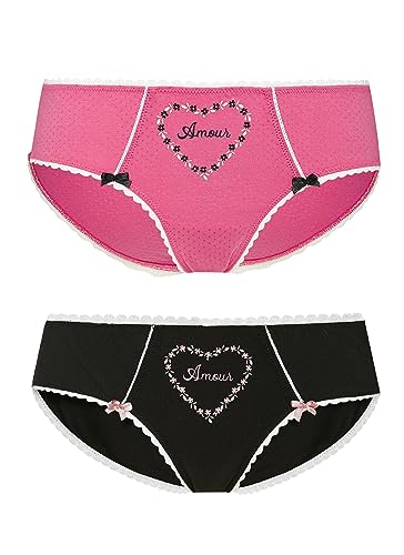 Vive Maria Pink Amour Damen Slip-Set pink/schwarz, Größe:L von Vive Maria