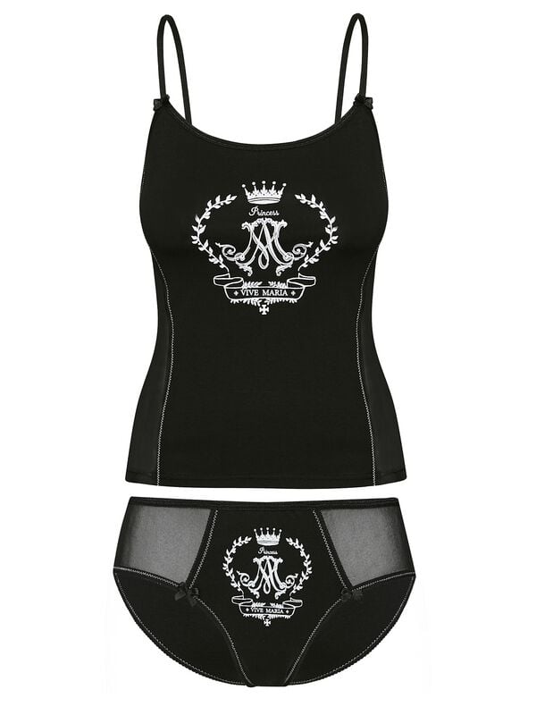 Vive Maria Princess Revival Set Wäsche-Set schwarz in L von Vive Maria