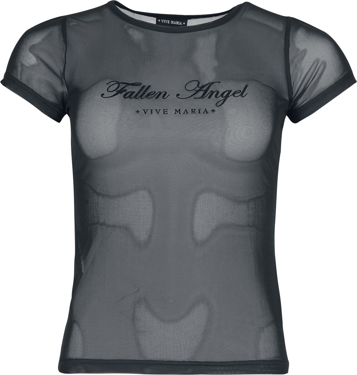 Vive Maria T-Shirt - Fallen Angel - S bis XXL - für Damen - Größe XXL - schwarz von Vive Maria