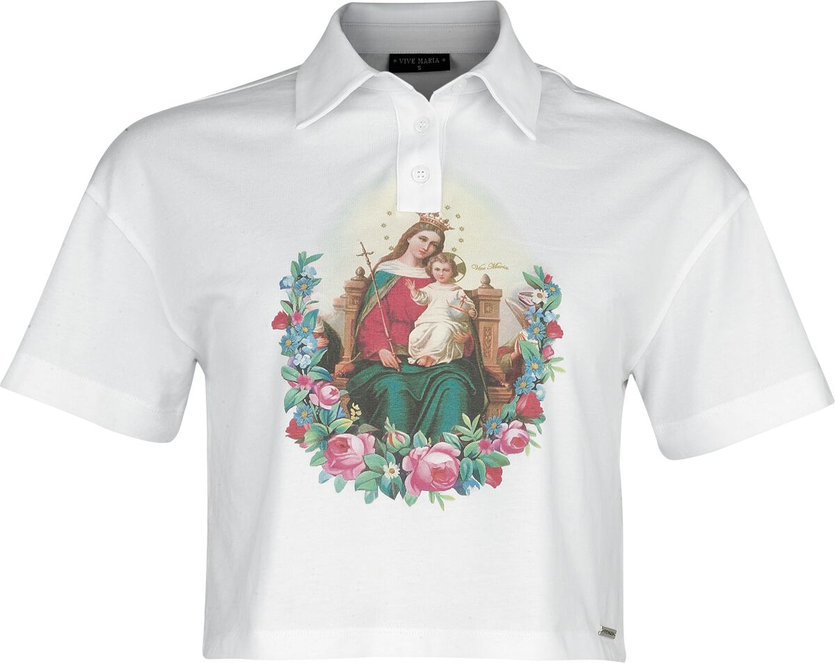 Vive Maria T-Shirt - Maria and Child - S bis XL - für Damen - Größe M - weiß von Vive Maria