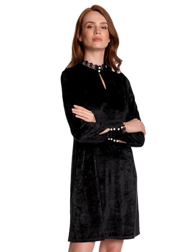 Vive Maria Velvet Dream Damen Blusenkleid schwarz, Größe:XL von Vive Maria