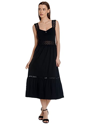 Vive Maria Weekend Summer Damen Trägerkleid schwarz, Größe:L von Vive Maria