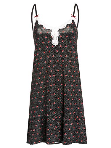 Vive Maria Winter Rose Negligee Black Allover, Größe:M von Vive Maria