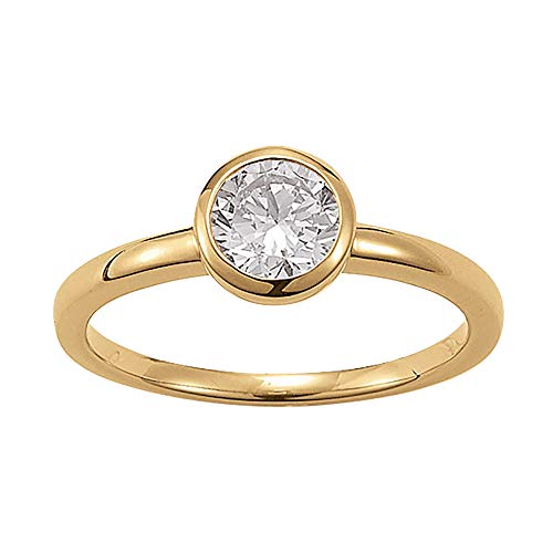 Viventy Damen-Ringe Silber_vergoldet zirkonia - Ringgröße 56 (17.8) 777991/56 von Viventy