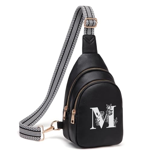 Viverte Personalisierte Geschenke für Frauen, Umhängetasche, PU-Leder, Umhängetasche für Damen, Schwarz, 6.69 inches x 2.95 inches x 10.23 inches, Größe M: Viverte Personalisierte Geschenke für Frauen, Umhängetasche, PU-Leder, Umhängetasche für Damen, Schwarz, 6.69 inches x 2.95 inches x 10.23 inches, Größe M: von Viverte