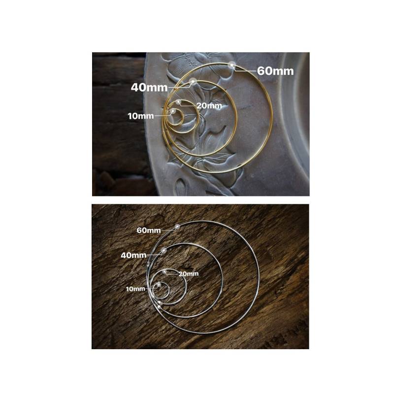 Kleine Creolen Aus 925Er Silber/Gold Creolen/Tiny Creolen/Große Creolen/14K Vergoldete Kreis Ohrringe/Creolen/Huggie von VivianJinJewelry