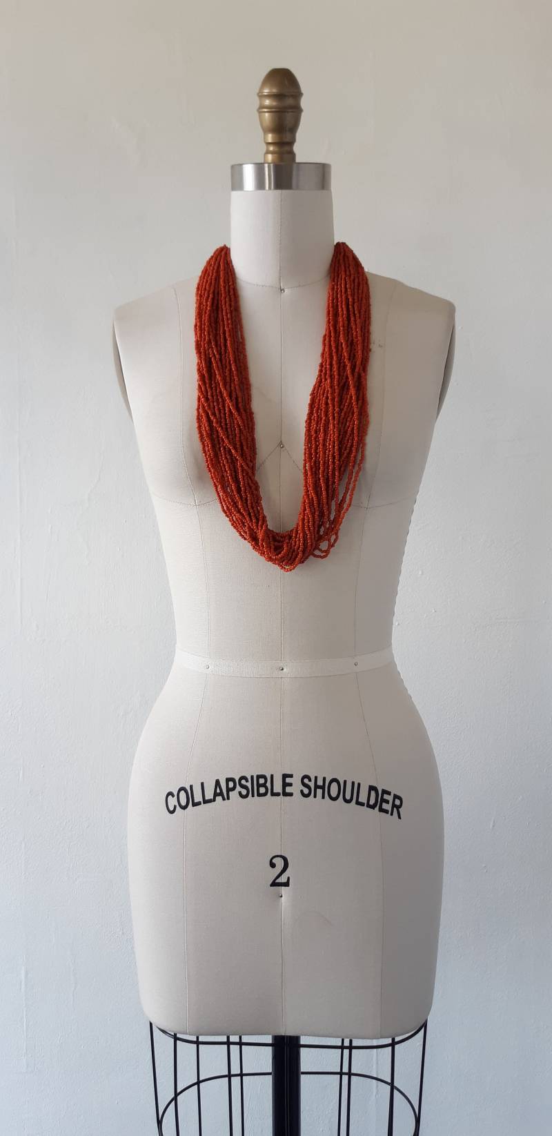 1970Er Jahre Korallen Perlenkette Vintage Boho Schmuck Aus Mehreren Reihen von VivianVintage8