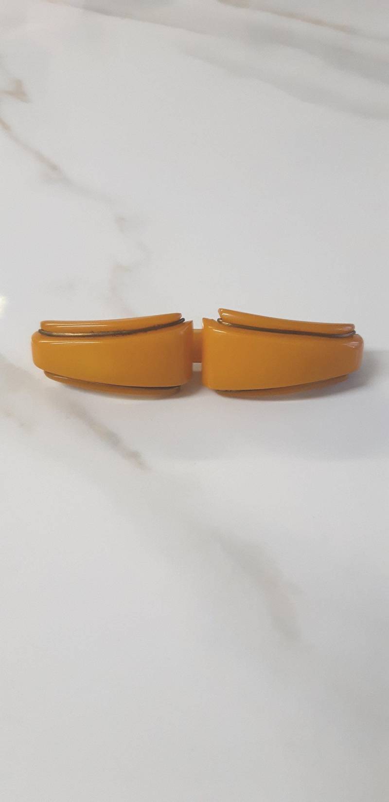 30Er - 40Er Jahre Bakelit Brosche Vintage 1930S Butterscotch/Schalhalter Anstecknadel Schmuck von VivianVintage8