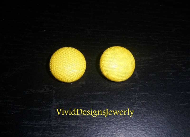 Gelbe Statement Ohrringe - Ohrstecker Gelbe Statement Ohrringe - Ohrstecker von VividDesignsJewelry