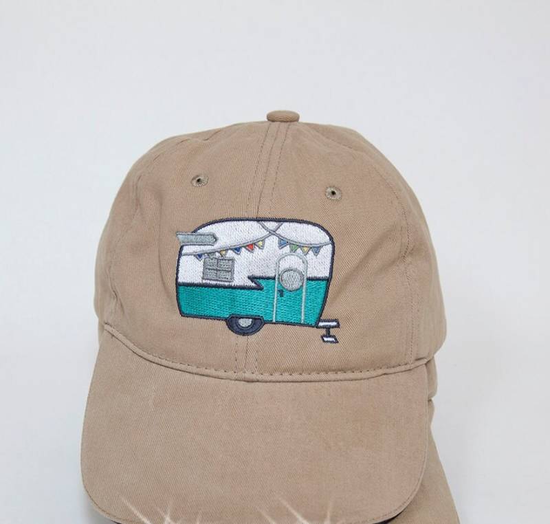Vintage Shasta Anhänger Baseballkappe ~ Tolles Wandergeschenk Khaki Baseballmütze Geburtstagsgeschenk Für Sie von VividDogStudios
