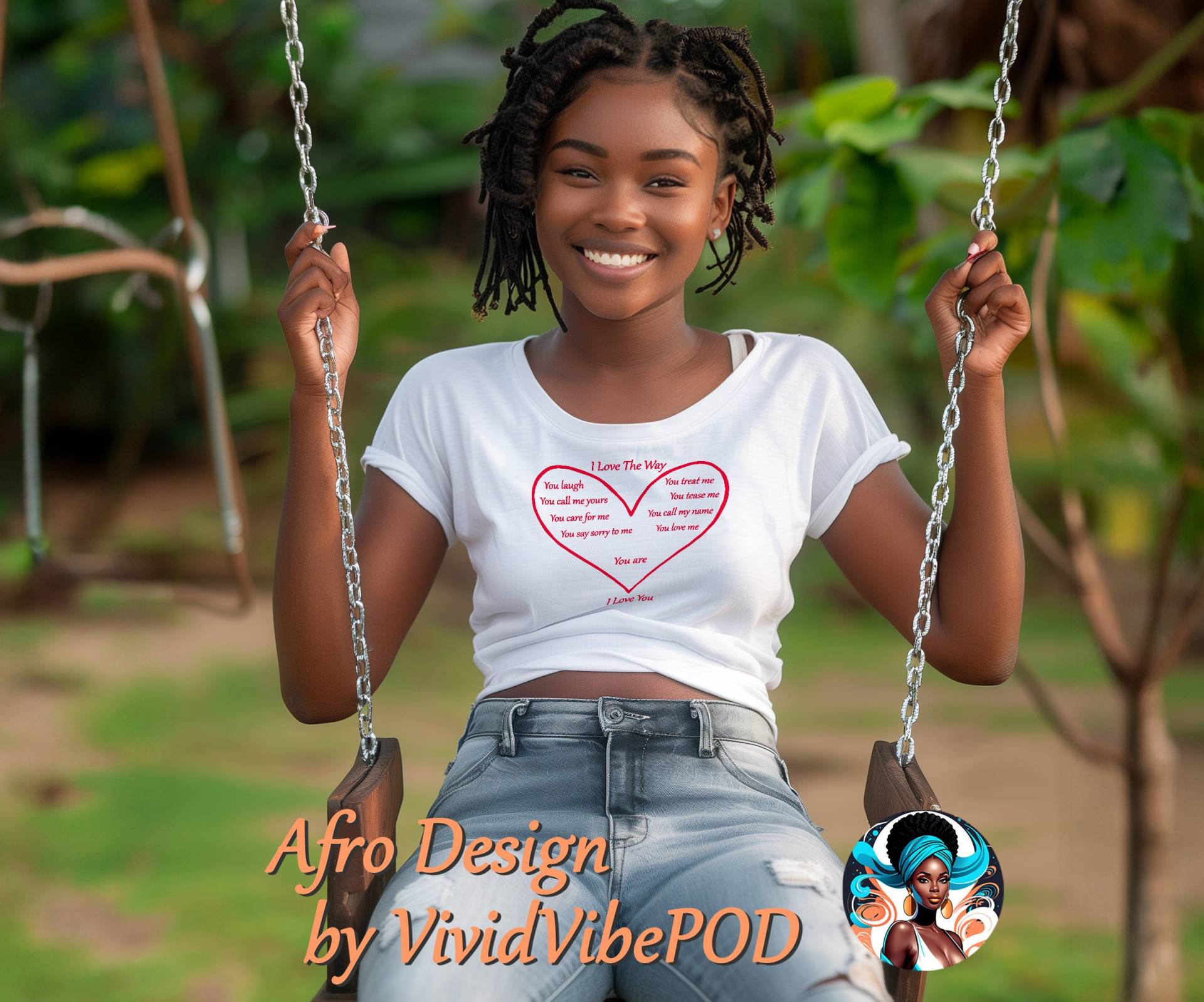 Cropped T-Shirt | Various Colors - I Love The Way You Are Afro Design For Women. Black Is Beautiful. Melanin Affirmation. Love Language Cropped T-Shirt | Various Colors - I Love The Way You Are Afro Design For Women. Black Is Beautiful. Melanin Affirmation. Love Language von VividVibePOD