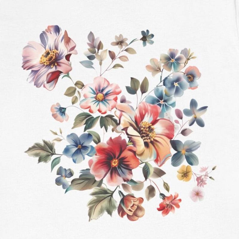 T-Shirt | Various Colors - Beautiful Flower Arrangement. Afro Design For Women von VividVibePOD