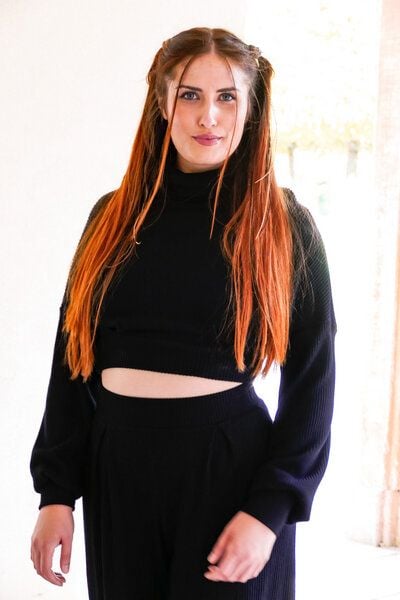 Vivien Joy Kurzer Rollkragenpullover - Aila Crop Pulli von Vivien Joy