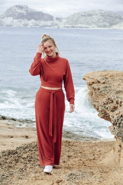 Vivien Joy Kurzer Rollkragenpullover - Aila Crop Pulli von Vivien Joy