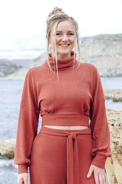 Vivien Joy Kurzer Rollkragenpullover - Aila Crop Pulli von Vivien Joy