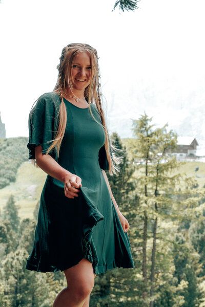 Vivien Joy Luftiges Sommerkleid mit Schmetterlingsärmel - Farrah Comfy Dress von Vivien Joy