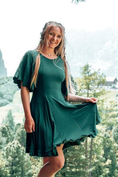 Vivien Joy Luftiges Sommerkleid mit Schmetterlingsärmel - Farrah Comfy Dress von Vivien Joy