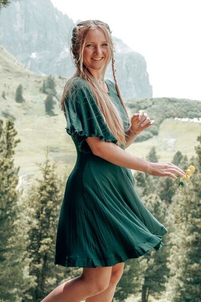 Vivien Joy Luftiges Sommerkleid mit Schmetterlingsärmel - Farrah Comfy Dress von Vivien Joy