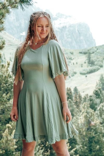 Vivien Joy Luftiges Sommerkleid mit Schmetterlingsärmel - Farrah Comfy Dress von Vivien Joy