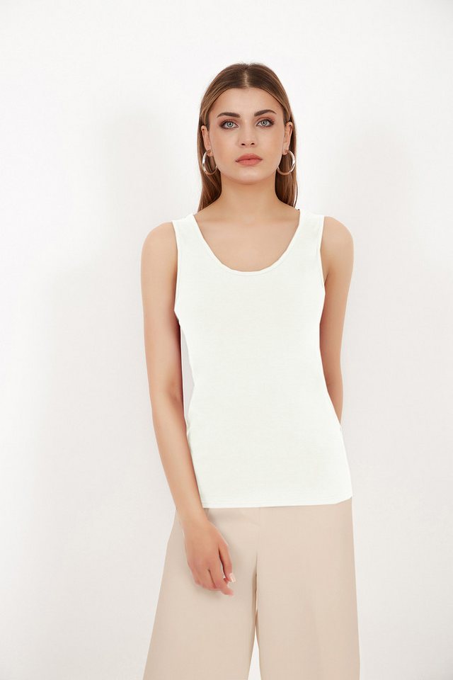 Vivienne Fashion Tanktop Tulipe Vivieene hochwertiges Damen Top mit Innenfutter von Vivienne Fashion