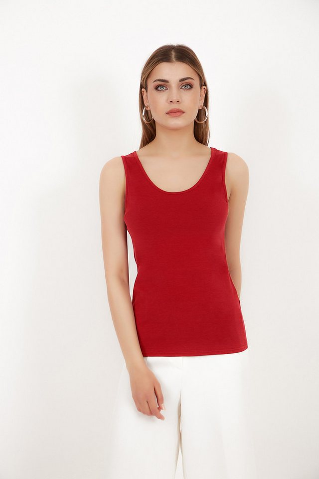 Vivienne Fashion Tanktop Tulipe Vivieene hochwertiges Damen Top mit Innenfutter von Vivienne Fashion