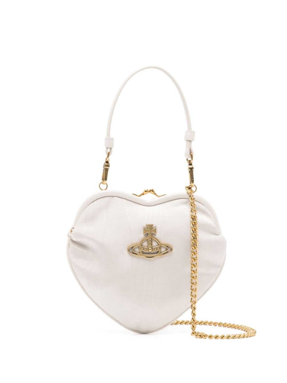 Vivienne Westwood Belle Heart Moiré-Shopper - Nude von Vivienne Westwood