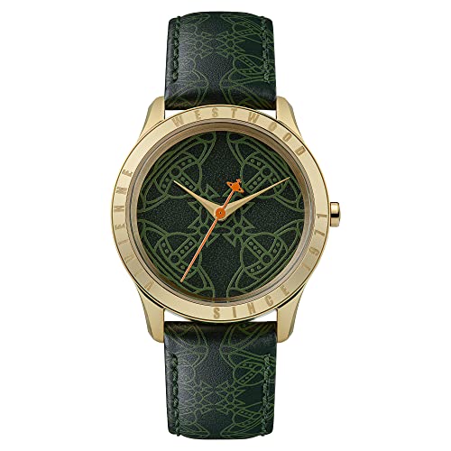 Vivienne Westwood Damen Analog Quarz Uhr mit Leder Armband VV268GRGD von Vivienne Westwood