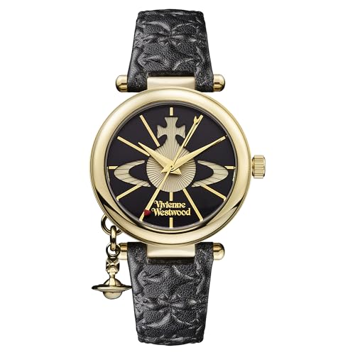 Vivienne Westwood Damen-Armbanduhr Orb II Analog Quarz VV006BKGD von Vivienne Westwood