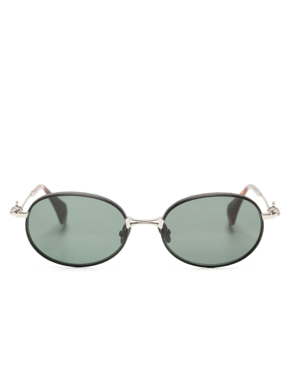 Vivienne Westwood Hardware oval-frame sunglasses - Schwarz von Vivienne Westwood