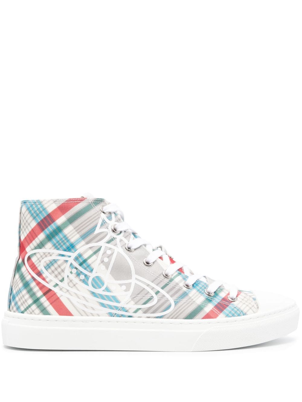 Vivienne Westwood Karierte Plimsoll Sneakers - Grau von Vivienne Westwood