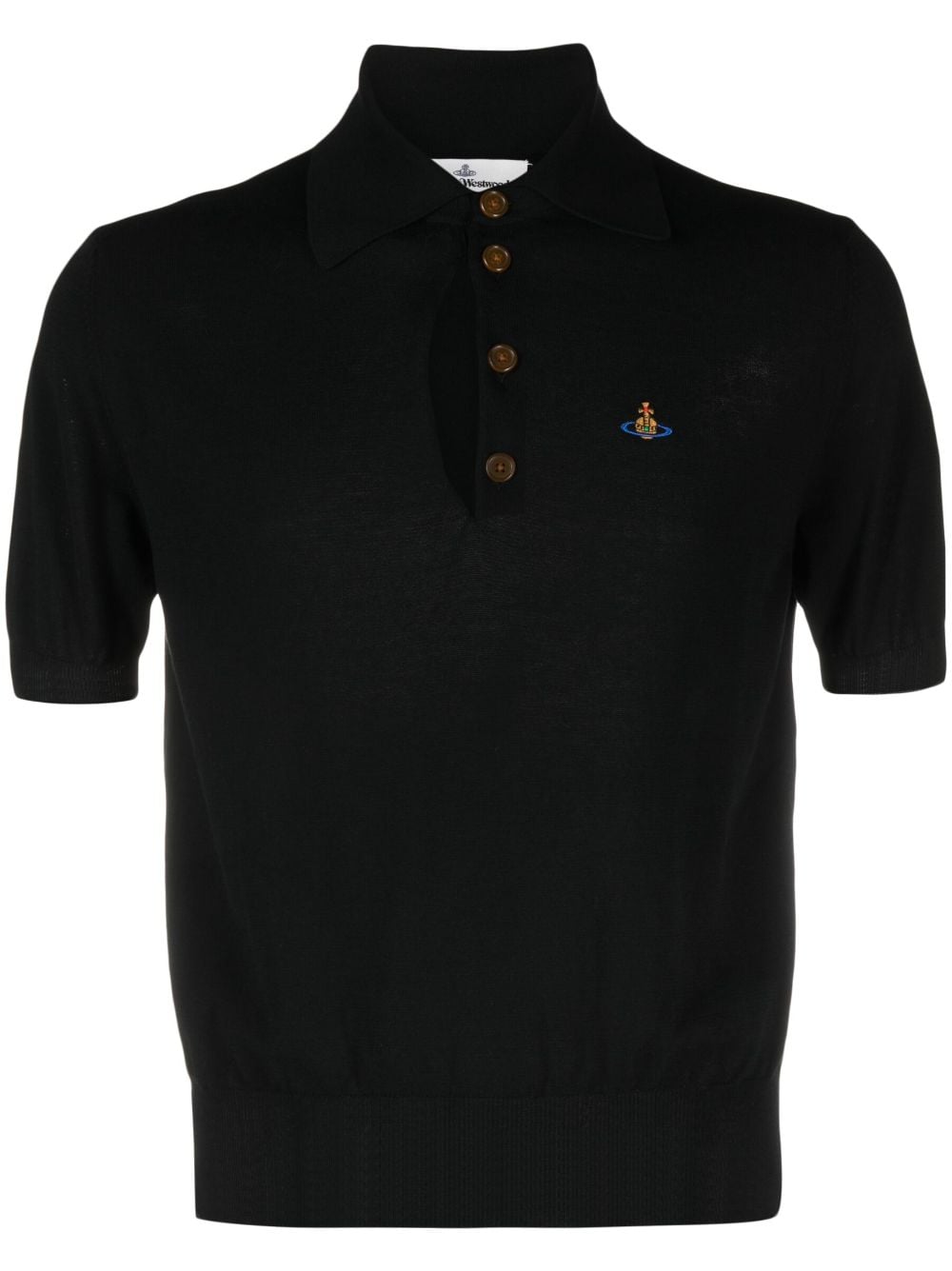 Vivienne Westwood Poloshirt mit Cut-Out - Schwarz von Vivienne Westwood