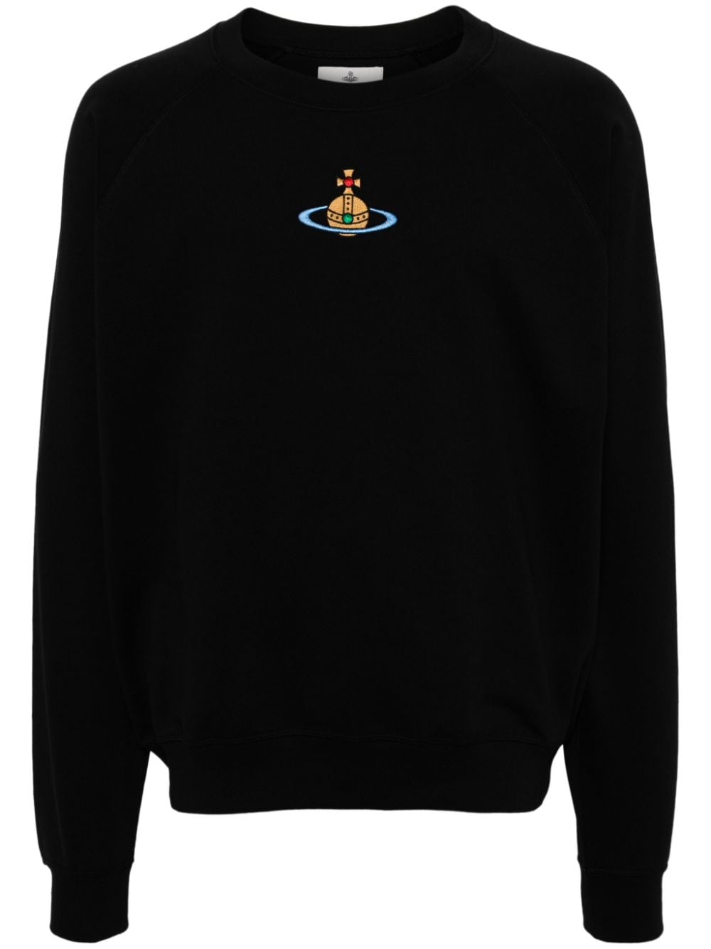 Vivienne Westwood Sweatshirt mit Logo-Stickerei - Schwarz von Vivienne Westwood