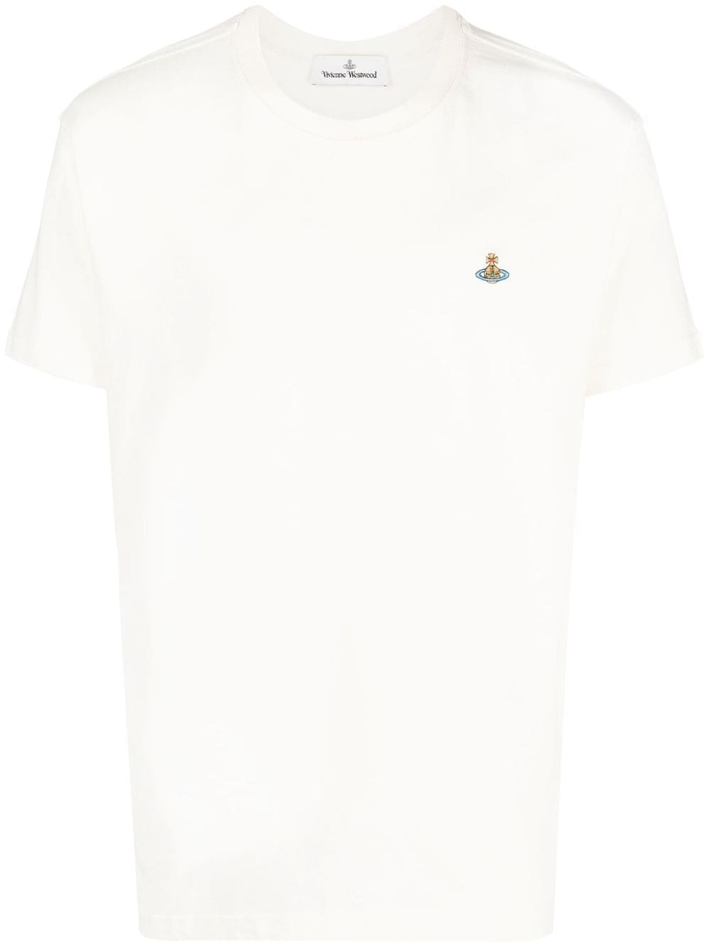 Vivienne Westwood T-Shirt mit Logo-Stickerei - Nude von Vivienne Westwood