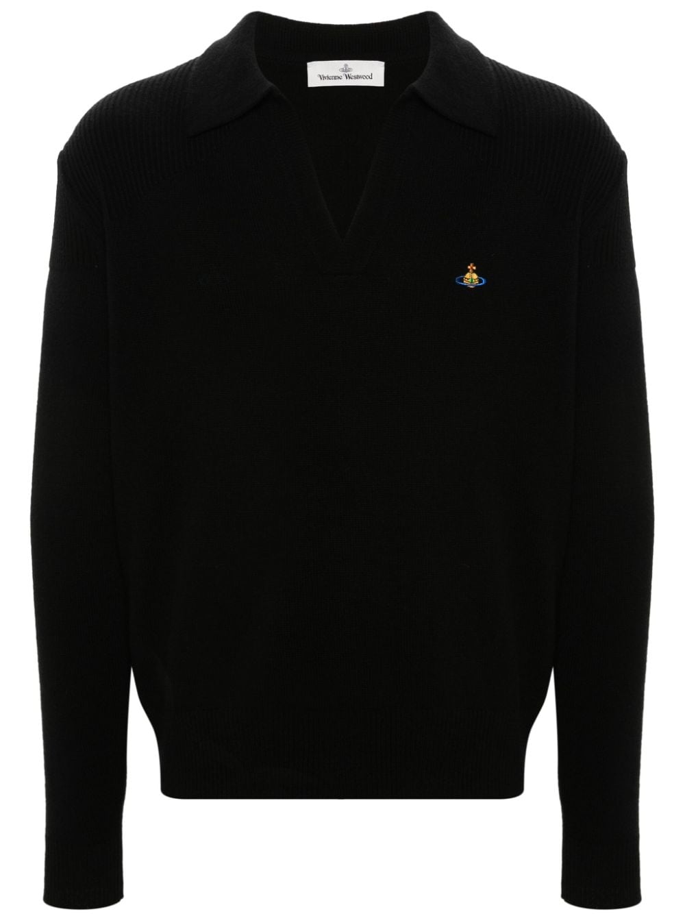 Vivienne Westwood Poloshirt mit Logo-Stickerei - Schwarz von Vivienne Westwood