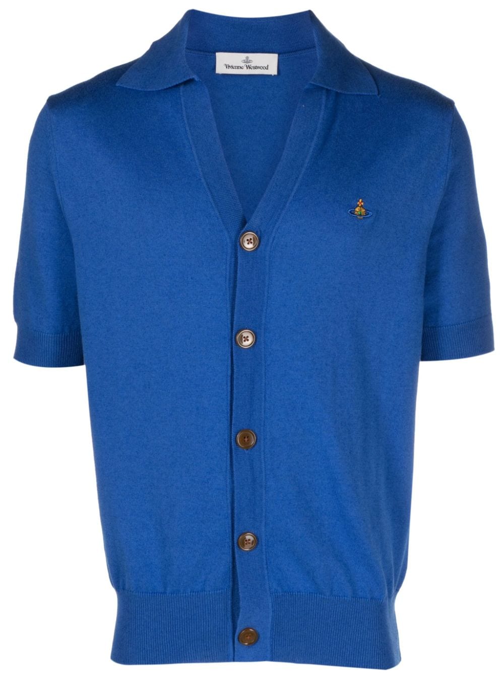 Vivienne Westwood Cardigan mit Orb-Stickerei - Blau von Vivienne Westwood