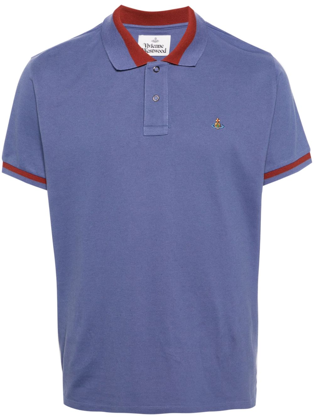 Vivienne Westwood Poloshirt mit Orb-Logo - Blau von Vivienne Westwood