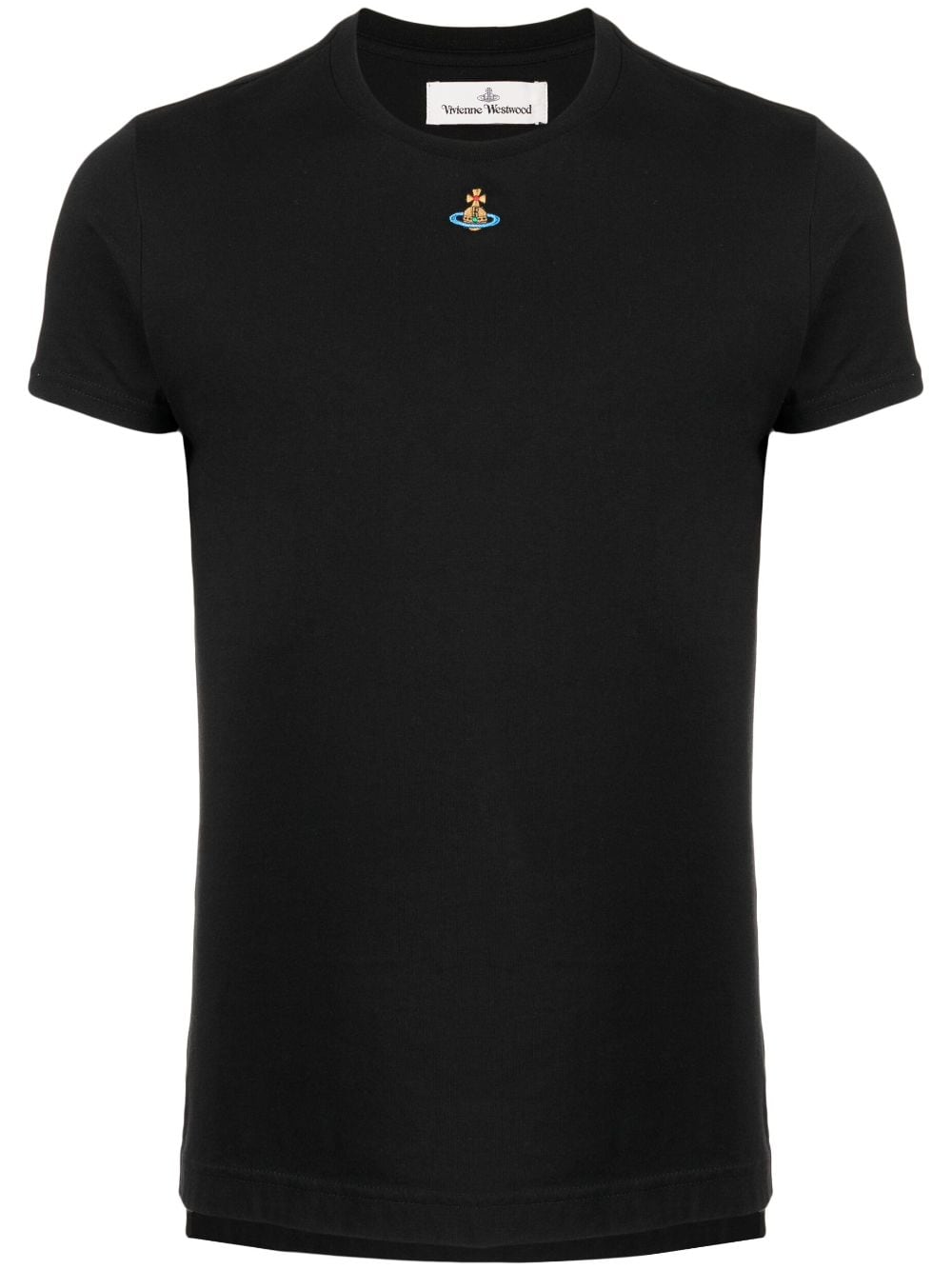 Vivienne Westwood T-Shirt mit Logo-Stickerei - Schwarz von Vivienne Westwood