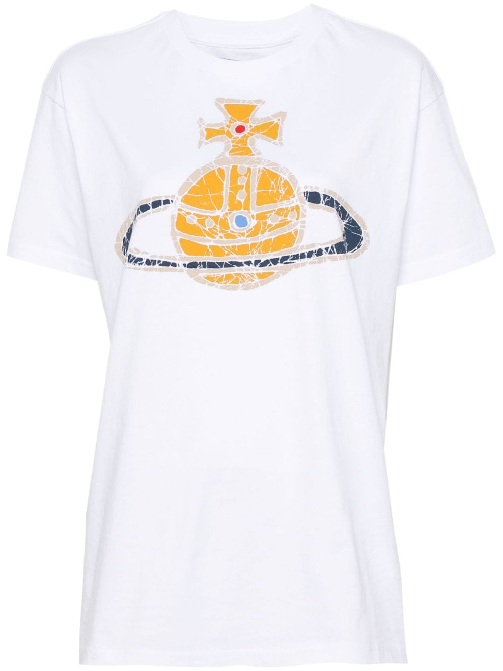 Vivienne Westwood Orb T-Shirt mit Logo-Print - Weiß von Vivienne Westwood