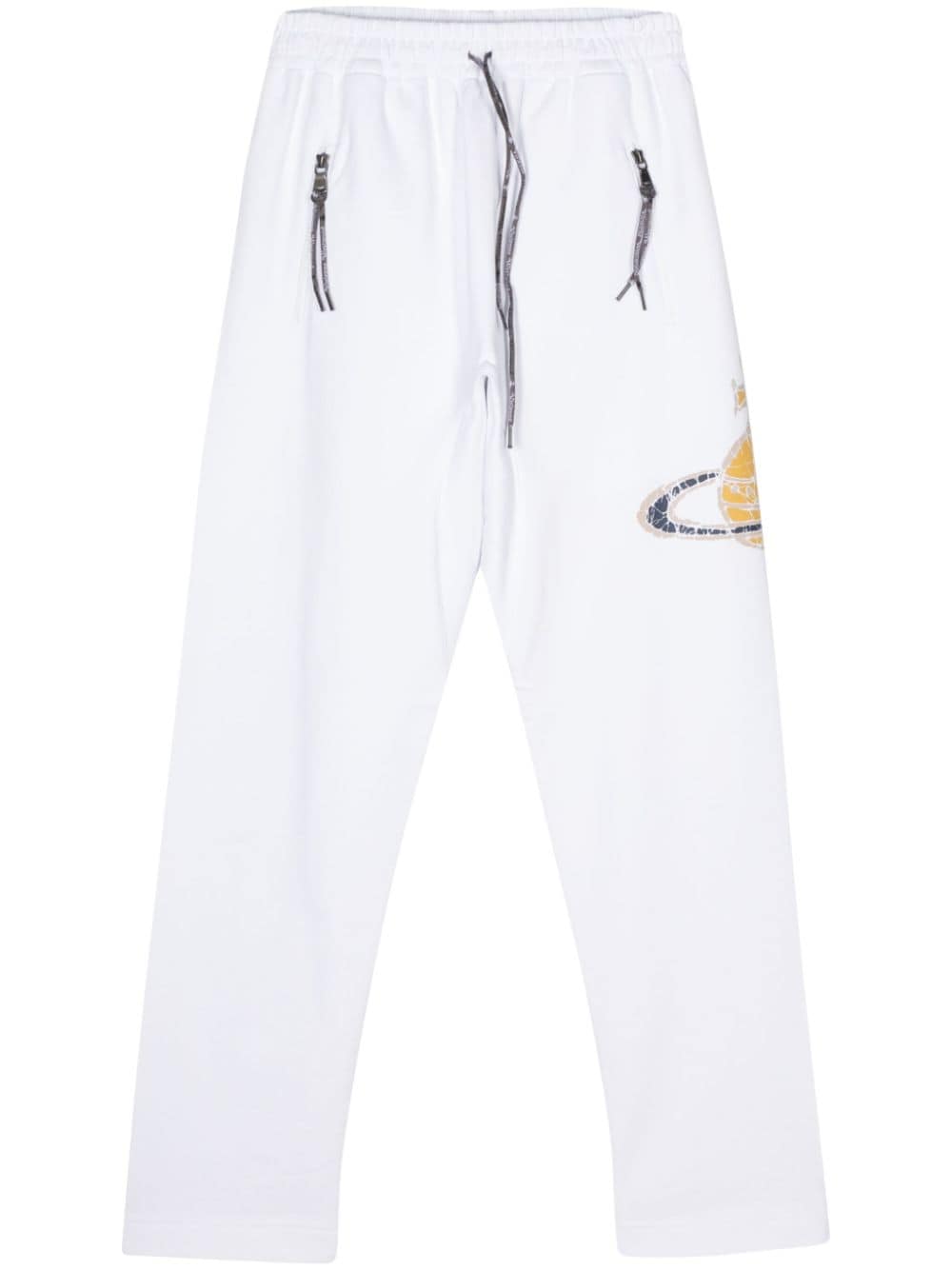 Vivienne Westwood Hose aus Jersey mit Logo-Print - Weiß von Vivienne Westwood