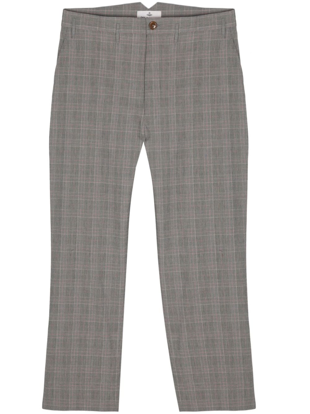 Vivienne Westwood Cropped-Hose mit Prince-of-Wales-Karo - Grau von Vivienne Westwood