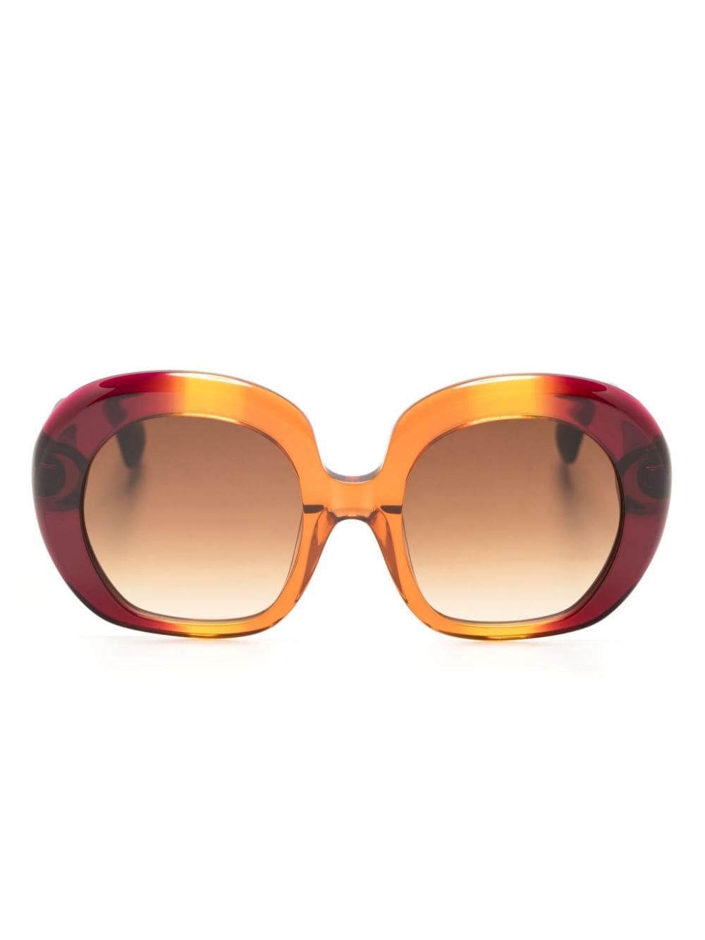 Vivienne Westwood gradient round-frame sunglasses - Violett von Vivienne Westwood