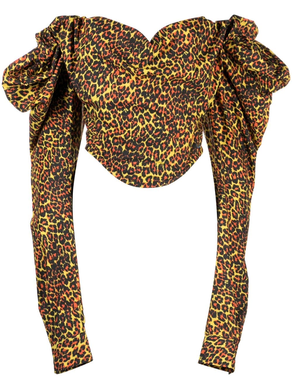 Vivienne Westwood Top mit Leoparden-Print - Schwarz von Vivienne Westwood