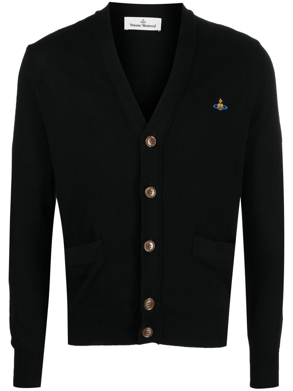 Vivienne Westwood Cardigan mit Orb-Stickerei - Schwarz von Vivienne Westwood