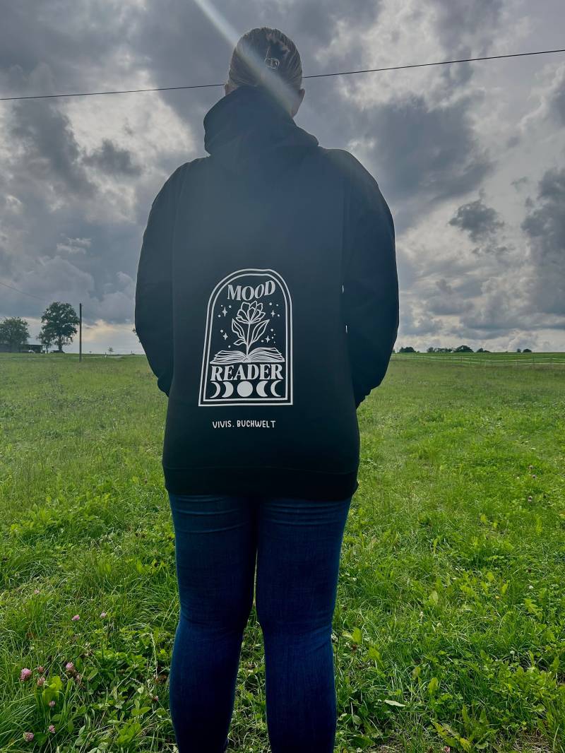 Hoodie „Mood Reader" von Vivisbuchwelt