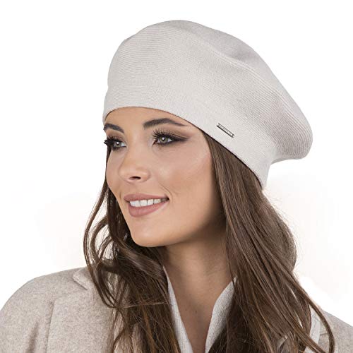 VIVISENCE Damen Baskenmütze Eleganter Wintermütze Warm Und Gemütlich Kopfbedeckung An Winter Und Herbst Warm Dick Strickmütze, Klassisch Mütze Für Frauen Modell 7005, Beige,Einheitsgröße VIVISENCE Damen Baskenmütze Eleganter Wintermütze Warm Und Gemütlich Kopfbedeckung An Winter Und Herbst Warm Dick Strickmütze, Klassisch Mütze Für Frauen Modell 7005, Beige,Einheitsgröße von VIVISENCE