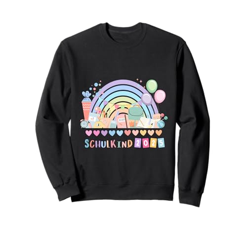 Kinder Schulkind 2025 Regenbogen Einschulung Sweatshirt Kinder Schulkind 2025 Regenbogen Einschulung Sweatshirt von Vivisual X