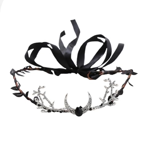 Vivivalue Blumenkrone für Mädchen, Blumen-Stirnband, Blumen-Kopfschmuck, Heiligenschein, Hochzeit, Party, Fotos, J, 1 Count (Pack of 1) von Vivivalue